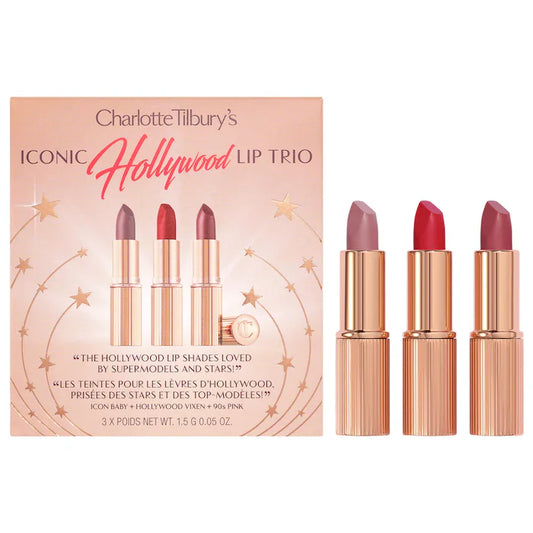 Mini Iconic Hollywood Lipstick Trio Set *preorder*