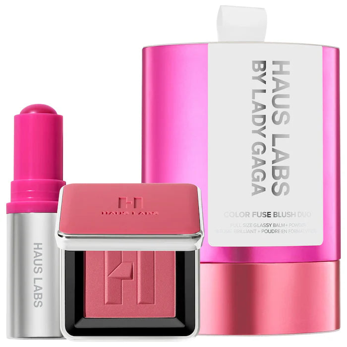 Color Fuse Glassy Blush Balm Stick + Powder Blush Set *preorder*