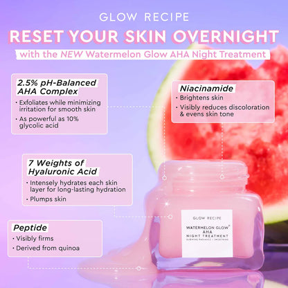 Glow Recipe Watermelon Glow AHA Night Treatment *Preorder*